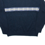NAUTICA Mens Jumper Blue Tight Knit S