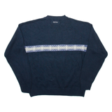 NAUTICA Mens Jumper Blue Tight Knit S