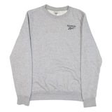 REEBOK Womens Sweatshirt Grey XS