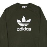 ADIDAS Mens Sweatshirt Green M