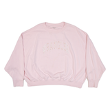 WRANGLER Cropped Mens Sweatshirt Pink XL