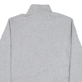 PUMA Womens Sweatshirt Grey 1/4 Zip M