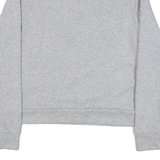 PUMA Womens Sweatshirt Grey 1/4 Zip M