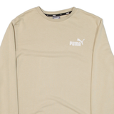 PUMA Mens Sweatshirt Beige S