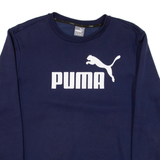 PUMA Mens Sweatshirt Blue M