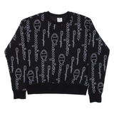 CHAMPION Womens Sweatshirt Black M