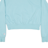 CHAMPION Cropped Womens Sweatshirt Blue S