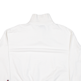 CHAMPION Womens Sweatshirt White 1/4 Zip S