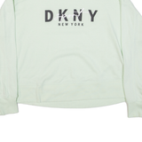 DKNY Womens Sweatshirt Green S