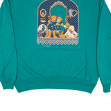 PS ORGINIALS Bear Womens Sweatshirt Blue XL