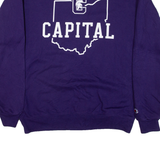 CHAMPION Capital Mens Sweatshirt Purple USA M
