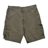 Wrangler Cargo Shorts - 38W 9L Brown Cotton