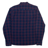 DIESEL Mens Shirt Blue Check Long Sleeve M