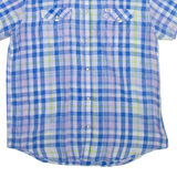 WRANGLER Mens Shirt Blue Check L