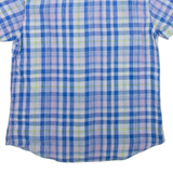 WRANGLER Mens Shirt Blue Check L