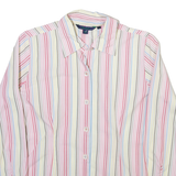 BODEN Womens Shirt Pink Striped Long Sleeve XS