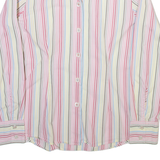 BODEN Womens Shirt Pink Striped Long Sleeve XS