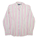 BODEN Womens Shirt Pink Striped Long Sleeve XS
