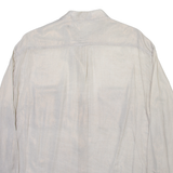 MARC CAIN Womens Plain Shirt Grey Viscose Long Sleeve L