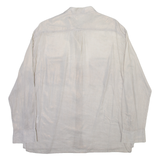 MARC CAIN Womens Plain Shirt Grey Viscose Long Sleeve L