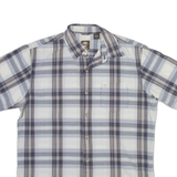 TIMBERLAND Mens Shirt Grey Check M