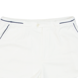 Womens Casual Shorts White 90s M W30