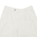 CANDA Pleated Mens Casual Shorts Beige S W28