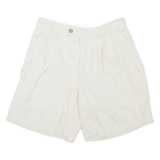 CANDA Pleated Mens Casual Shorts Beige S W28