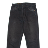 LEVI'S 521 02 Mens Jeans Black Regular Straight W32 L26