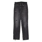 LEVI'S 516 Mens Jeans Grey Slim Straight Stone Wash W32 L36