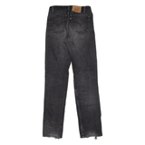 LEVI'S 516 Mens Jeans Grey Slim Straight Stone Wash W32 L36