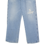 DICKIES Workwear Mens Jeans Blue Regular Straight Stone Wash W40 L32