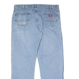 DICKIES Workwear Mens Jeans Blue Regular Straight Stone Wash W40 L32