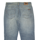 DICKIES Workwear Mens Jeans Blue Regular Straight Stone Wash W38 L25