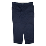 DICKIES 874 Workwear Mens Trousers Blue Regular Straight W44 L30