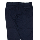 DICKIES 874 Workwear Mens Trousers Blue Regular Straight W44 L30