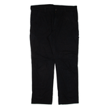 DICKIES Workwear Mens Trousers Black Relaxed Straight W40 L32