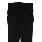 DICKIES Workwear Mens Trousers Black Relaxed Straight W40 L32