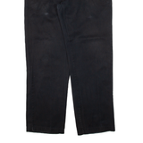 DICKIES Workwear Mens Trousers Black Slim Straight W35 L29