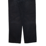 DICKIES Workwear Mens Trousers Black Slim Straight W35 L29