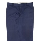DICKIES 874 Workwear Mens Trousers Blue Regular Straight W40 L28