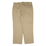 DICKIES Workwear Mens Trousers Beige Regular Straight W36 L27