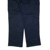 DICKIES Cargo Workwear Mens Trousers Blue Relaxed Straight W40 L32