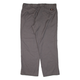 DICKIES Low Workwear Mens Trousers Grey Regular Straight W38 L30