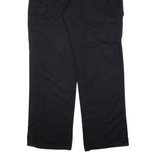 DICKIES Cargo Workwear Mens Trousers Black Relaxed Straight W35 L33