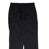 DICKIES Cargo Workwear Mens Trousers Black Relaxed Straight W35 L33