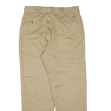DICKIES Workwear Mens Trousers Beige Regular Straight W36 L29