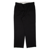 DICKIES Workwear Mens Trousers Black Regular Straight W38 L30
