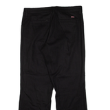 DICKIES Workwear Womens Trousers Black Relaxed Straight W34 L28