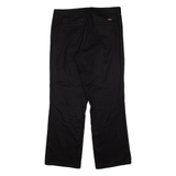 DICKIES Workwear Womens Trousers Black Relaxed Straight W34 L28